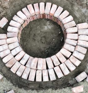 Creating Shape for an easy DIY Fire Pit