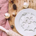 DIY Christmas star ornaments made from air dry clay