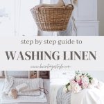 Washing Linen Pinterest graphic
