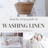 Simple 5 Step Guide to Washing Linen | B Vintage Style