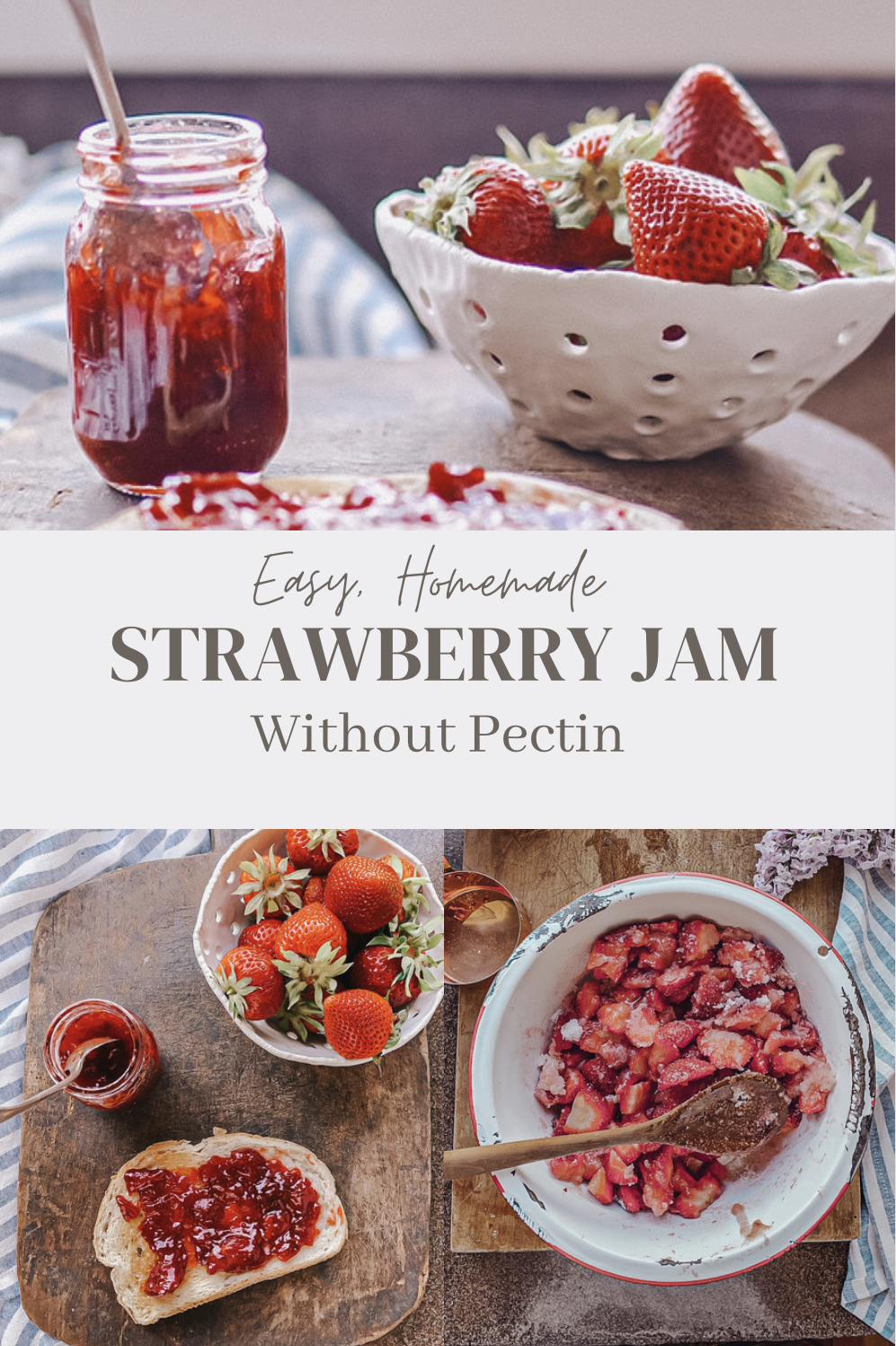 How To Make Easy Homemade Strawberry Jam Without Pectin Recipe | B ...