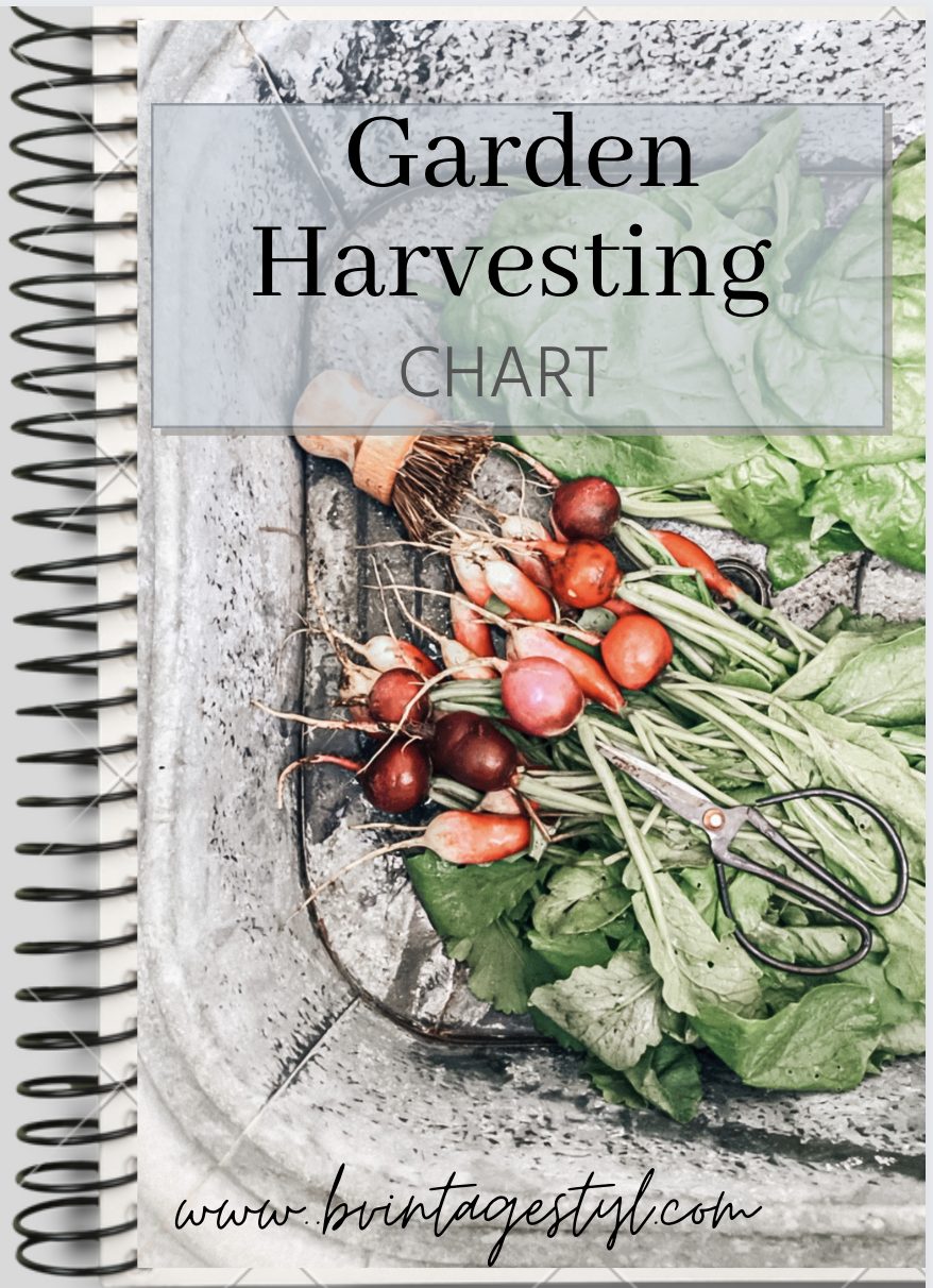 Garden Harvest Chart