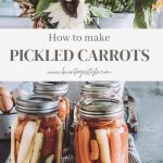 how to make pickled carrots