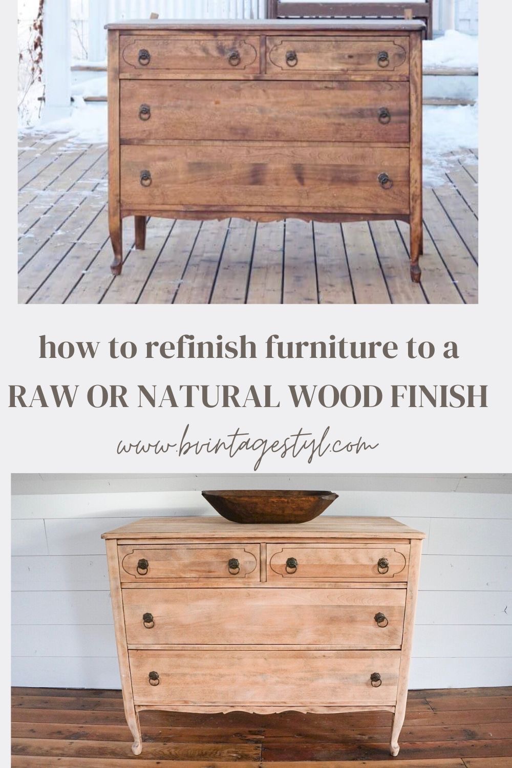 Natural Wood Finish Refinishing Wooden Furniture 