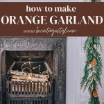 how to make dried orange garland pinterest