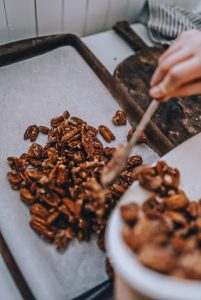 Easy To Make Caramelized Pecans | B Vintage Style