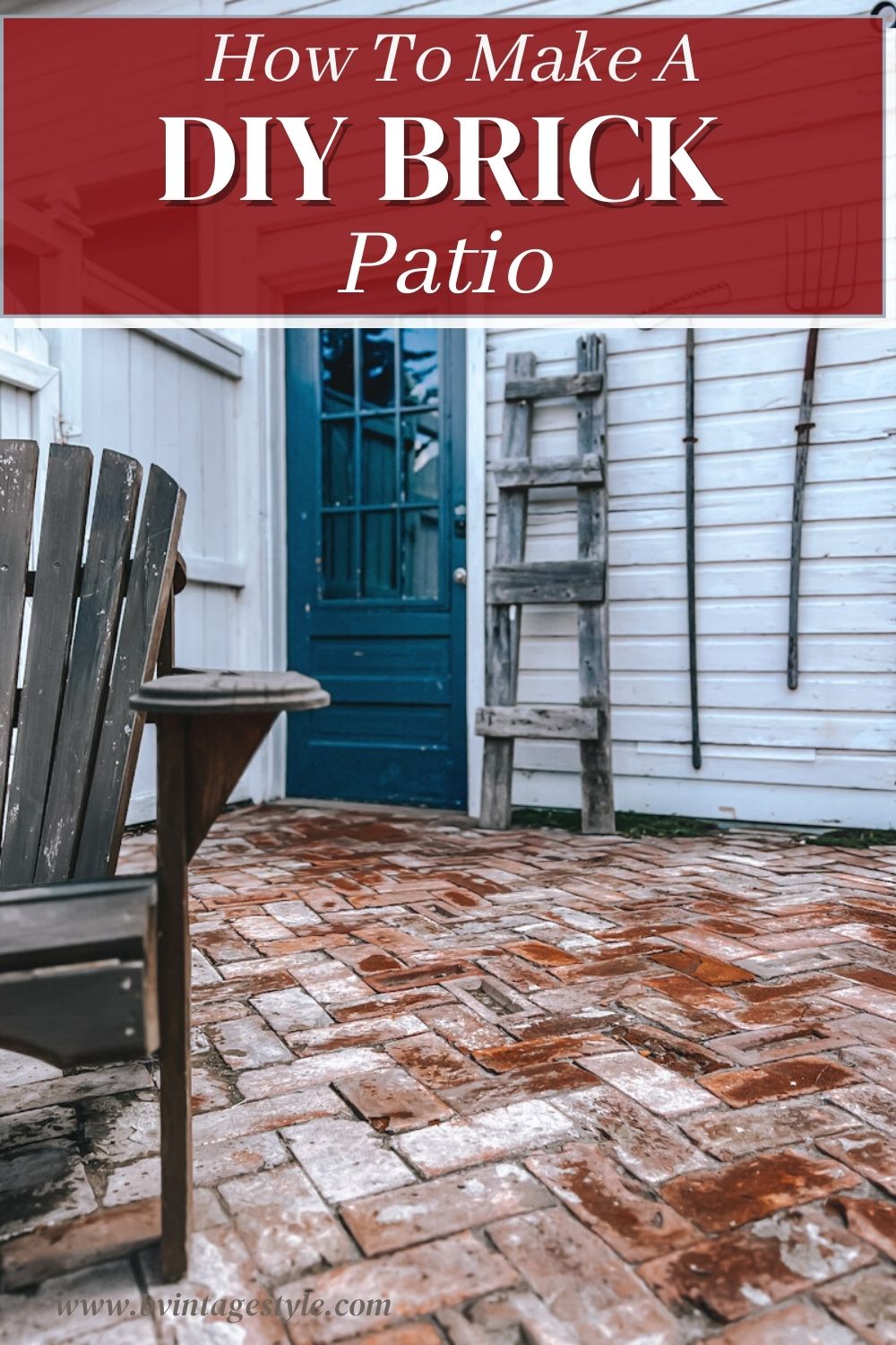 How To Make A DIY Brick Patio