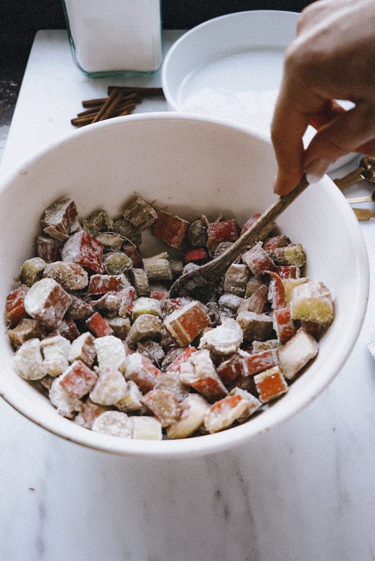 Rhubarb And Ginger Crumble | B Vintage Style