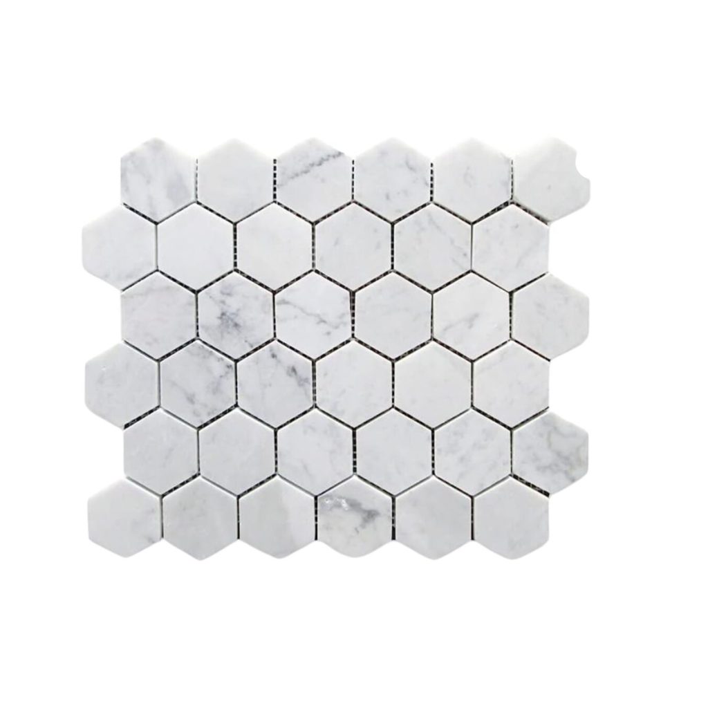 honeycomb marble tile