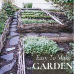 Easy to make garden beds.