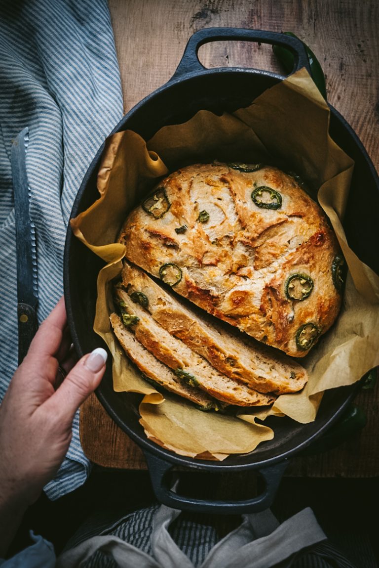 Jalapeno Cheese Bread (Dutch Oven)